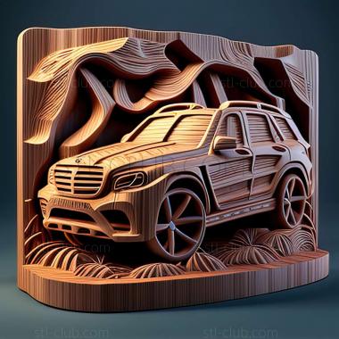 3D model Mercedes Benz GLK (STL)